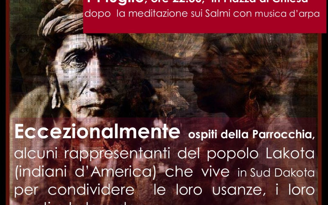 14 luglio: i Lakota in piazza di chiesa